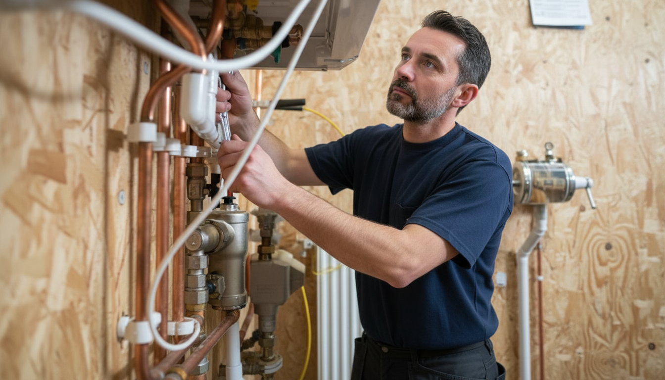 An engineer doing inspections